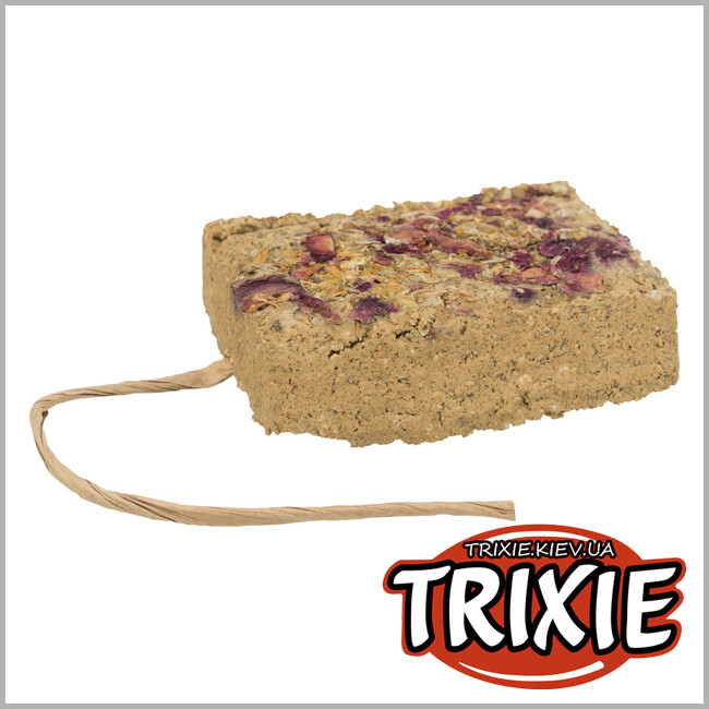 ТРИКСИ Украина - Камень из глины с цветками TRIXIE (натуральный 100 г)