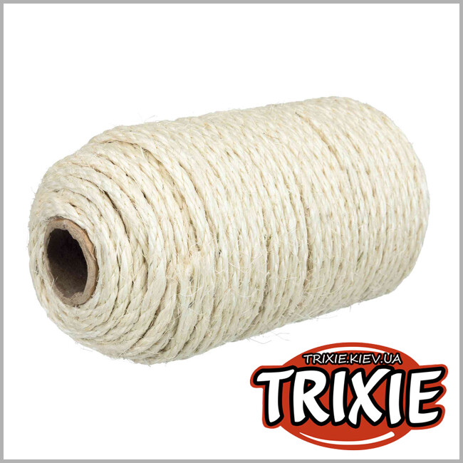 ТРИКСИ Украина - Веревка TRIXIE в рулоне (сизаль, 4–6мм/50м)