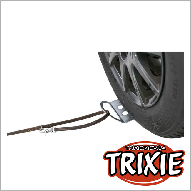 ТРИКСИ Украина - Пластина под колесо для собачьего поводка Trixie Drive-on plate for dog lead (12*26cm)