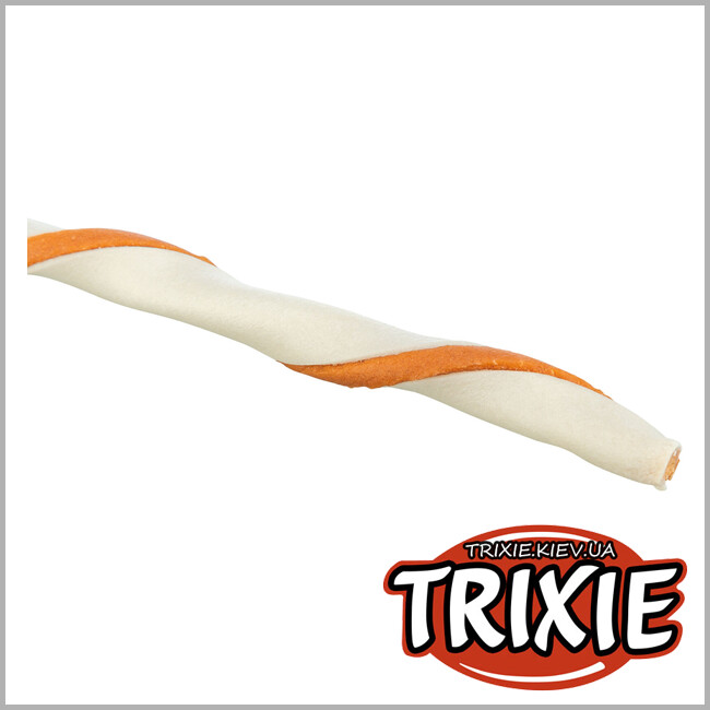 ТРИКСИ Украина - Жевательные палочки "Twisters" (начинка из курицы), 34см/40гр Trixie 27650