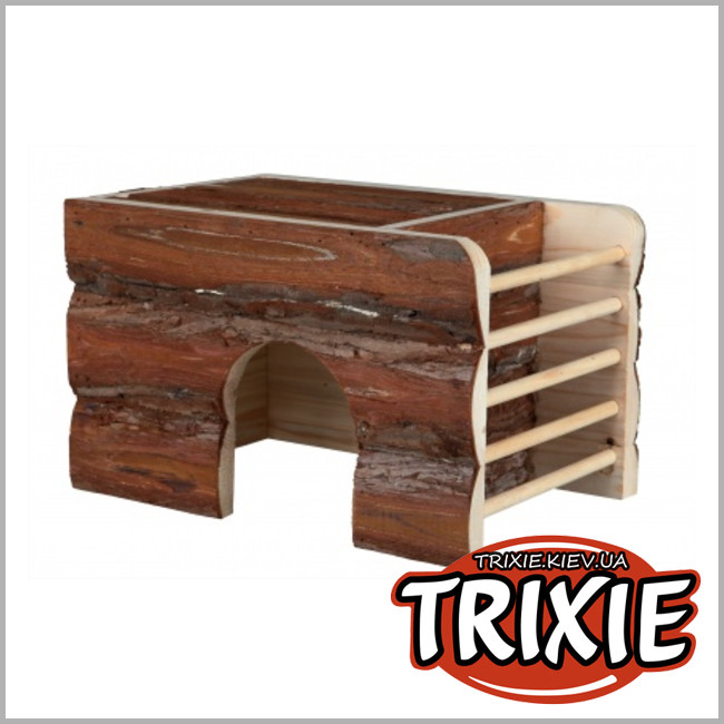 ТРИКСИ Украина - Деревянный домик для грызунов TRIXIE - Ila (Размер: 30х19х20см)