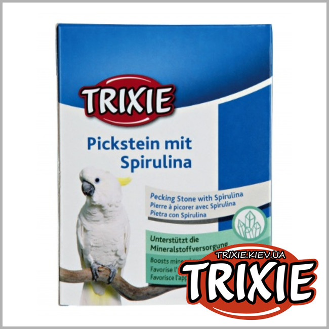 ТРИКСИ Украина - Мелок с спирулиной для птиц TRIXIE (Вес: 190г)