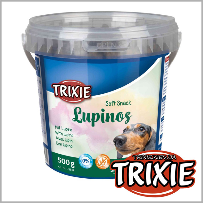 ТРИКСИ Украина - Лакомство для собак Trixie 31517 Lupinos птица и белок Люпина 500г