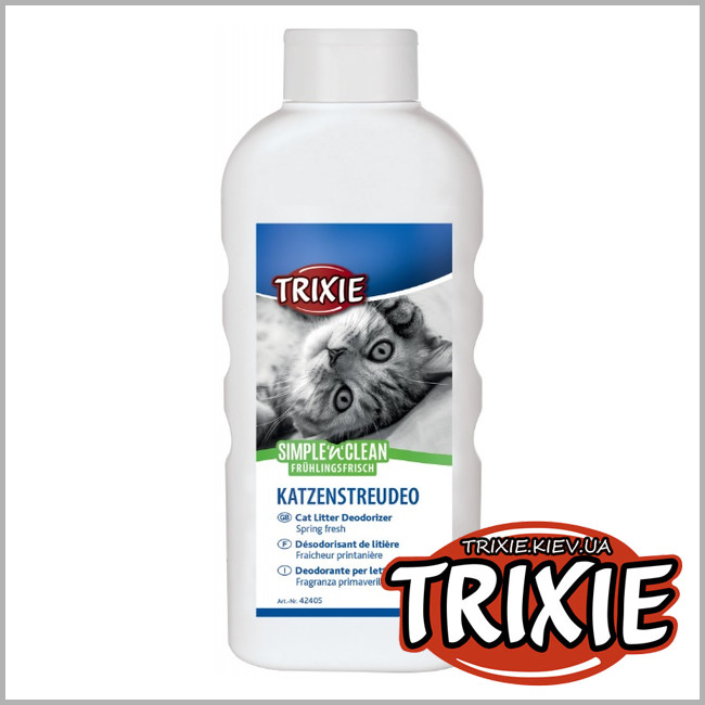 ТРИКСИ Украина - Дезодорант для песка Trixie SimplenClean Cat Litter Deodorizer (Весенняя свежесть 750g)