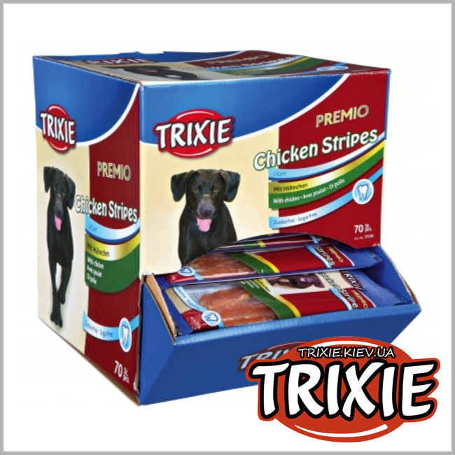 ТРИКСИ Украина - Лакомство для собак TRIXIE - Chicken Stripes (70 шт)