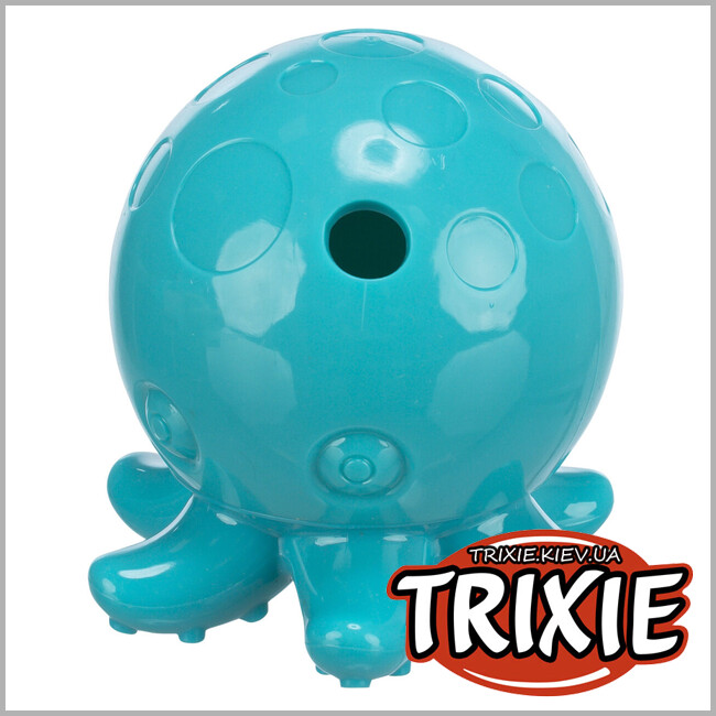 ТРИКСИ Украина - Игрушка-осьминог Trixie 34933 для лакомства, ТПГ, 11см