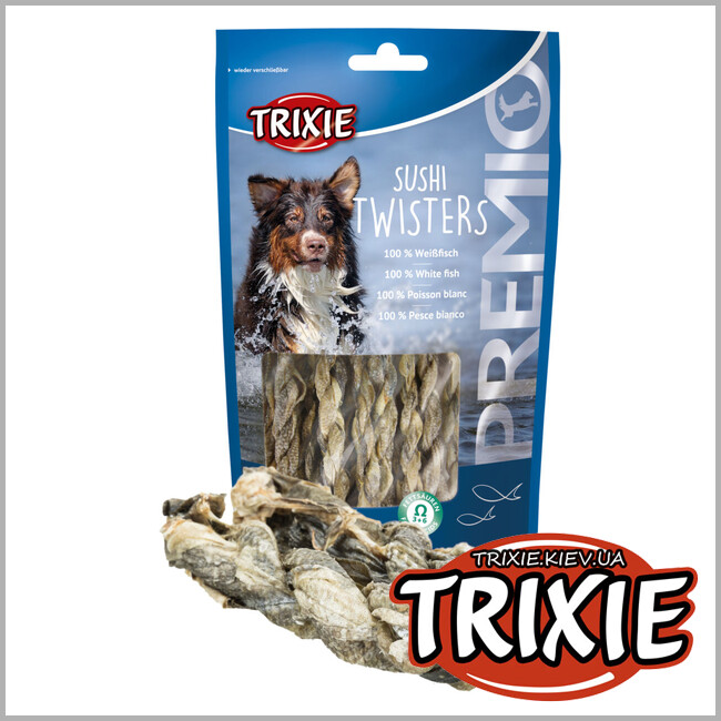 ТРИКСИ Украина - Лакомство для собак Trixie 31572 PREMIO Sushi Twisters с белой рыбой