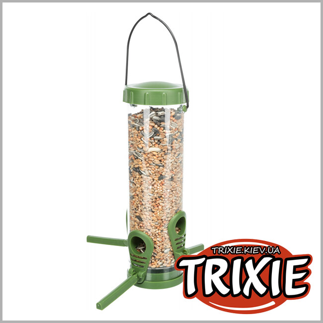 ТРИКСИ Украина - Уличная кормушка для птиц Trixie Outdoor Feeder (23cm / 450ml)