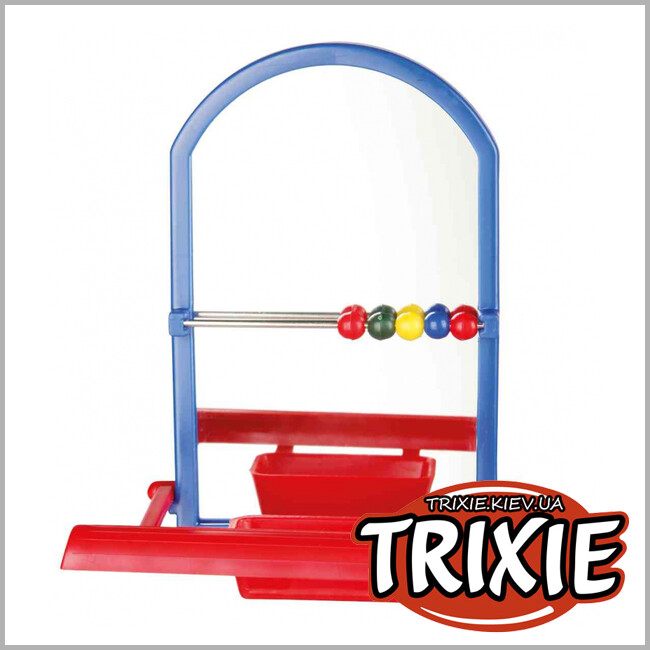 ТРИКСИ Украина - Зеркало с жёрдочкой TRIXIE (8 см)