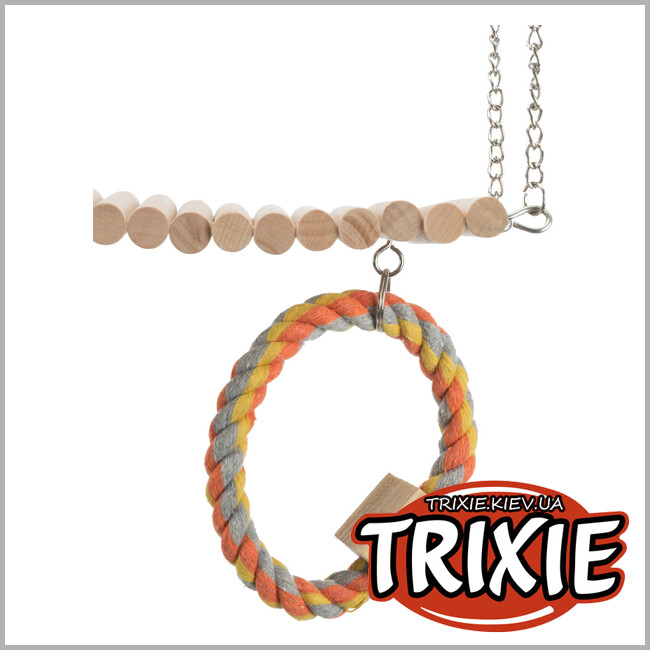 ТРИКСИ Украина - Подвесной мост для грызунов Trixie ( дерево 30*17*9 см )