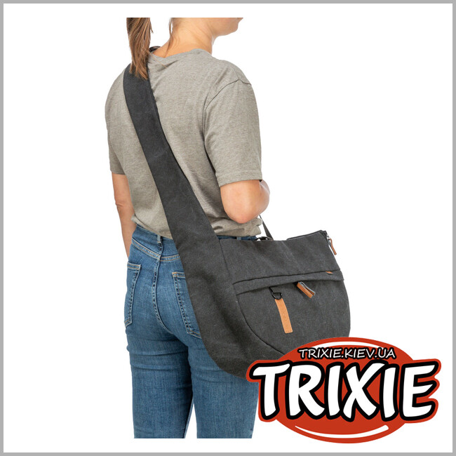 ТРИКСИ Украина - Сумка-переноска для собак Trixie 28892 BE NORDIC "Ingrid", 40х30х15см, черный