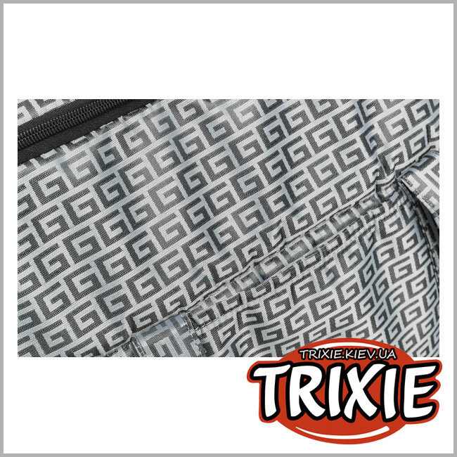 ТРИКСИ Украина - Сумка переноска Trixie Riva Carrier (жаккард 26*30*45см серебро)