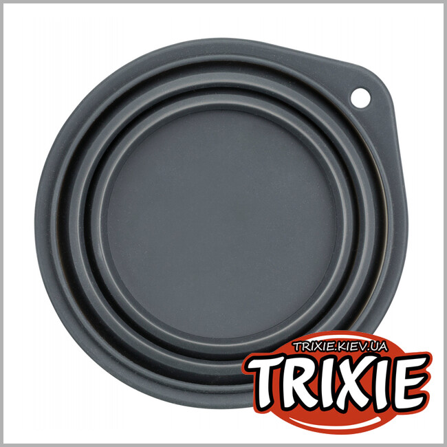 ТРИКСИ Украина - Миска дорожная для собак TRIXIE (Размер: 0.25л/11см)