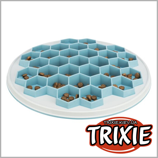 ТРИКСИ Украина - Миска в виде улия с медленой подачей пищи Trixie Slow Feeding Food Plate Hive (30 cm)