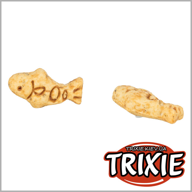 ТРИКСИ Украина - Лакомство-печенье для кошек Trixie 42748 с курицей и креветками, 50гр