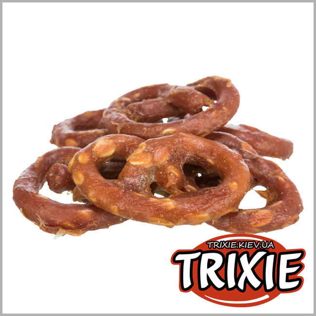 ТРИКСИ Украина - Лакомство для собак Trixie 31656 Mini Pretzels с курицей 100г