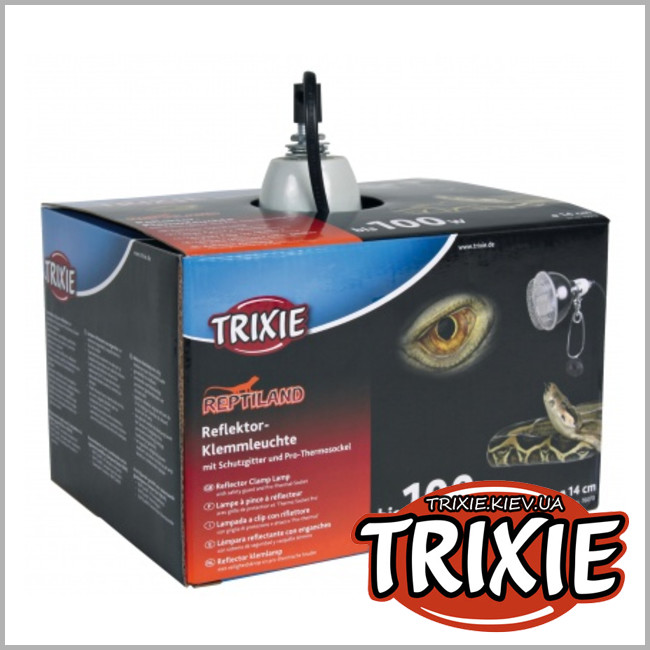 ТРИКСИ Украина - Купольный отражатель для УФ-лампы в террариум TRIXIE ( 14*17cm патрон e27 100W)