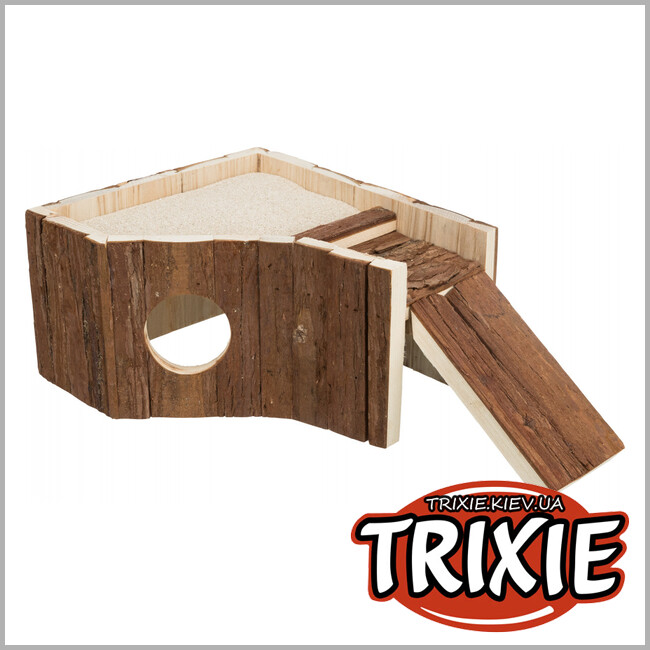 ТРИКСИ Украина - Домик для хомяка Hedwig Trixie с террасой (38х14х25см)