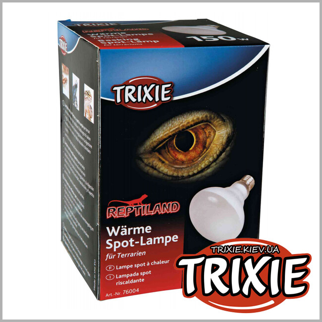 ТРИКСИ Украина - Лампа грелка рефлекторная тропическая TRIXIE Basking Spot-Lamp (150 Вт)