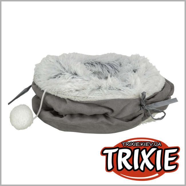 ТРИКСИ Украина - Игровой туннель Trixie 43044 "Harvey" (плюш), 27х116 см, серый