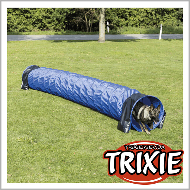 ТРИКСИ Украина - Тренировочный тоннель для собак Trixie Fun Agility Basic Tunnel (60cm / 5m)