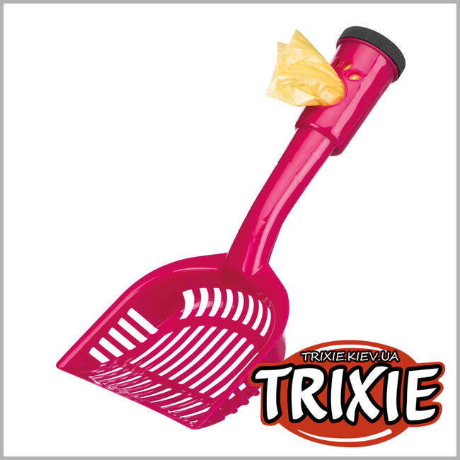 ТРИКСИ Украина - Совок для кошачьего туалета с мешком TRIXIE (38 см+20шт пакетов)