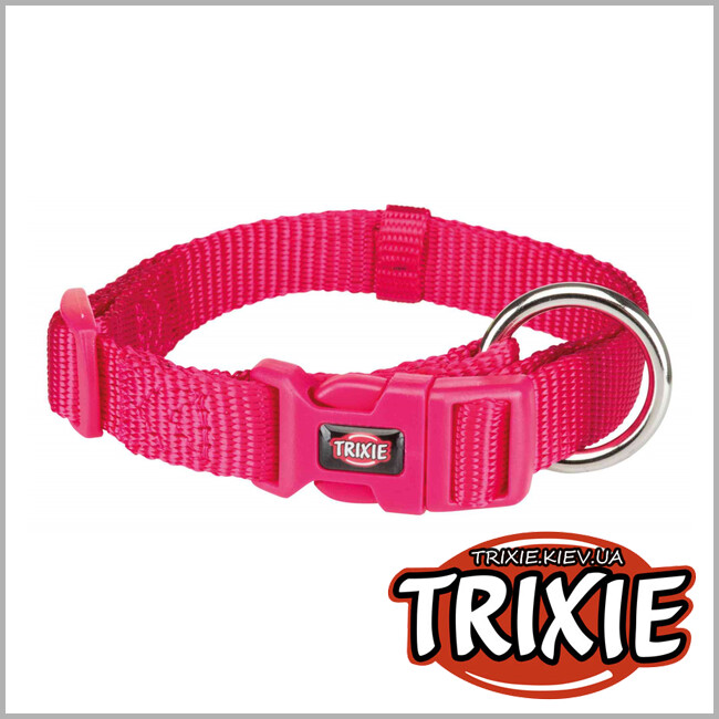 ТРИКСИ Украина - Ошейник Premium-TRIXIE (30–45см/15мм, фуксия)