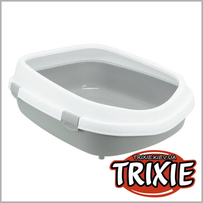 ТРИКСИ Украина - XXL Туалет Trixie Primo XXL Litter Tray (56*25*71см серый/белый)