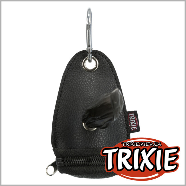 ТРИКСИ Украина - Диспенсер для пакетов Trixie (искусственная кожа (полиэстер) 1 рулон по 20 пакетов )