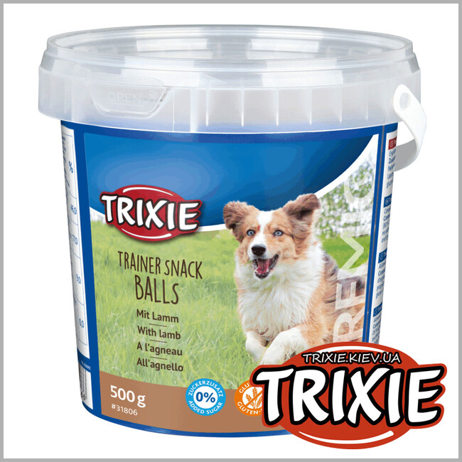 ТРИКСИ Украина - Лакомство для собак Trixie 31806 Trainer Snack Balls ягненок 500г
