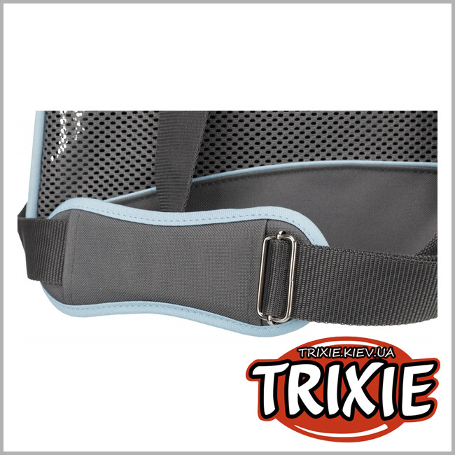 ТРИКСИ Украина - Cумка-переноска Alison-TRIXIE (20х29х43 см, серый/синий)