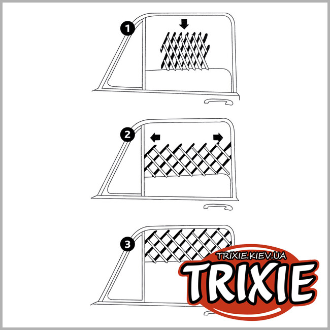 ТРИКСИ Украина - Вентиляционная решетка для автомобилей Trixie Ventilation Lattice for Cars ( регулируемая 30-110 см. )