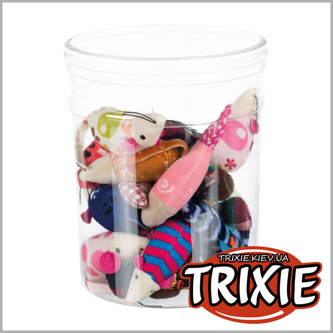 ТРИКСИ Украина - Набор мышек и рыбок TRIXIE (9–12 см,в уп.- 42 шт.)