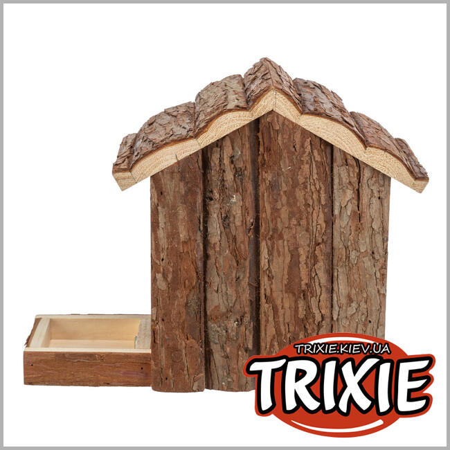 ТРИКСИ Украина - Домик для хомяка Trixie 61778 "Henna" (кора), 27х21х15см