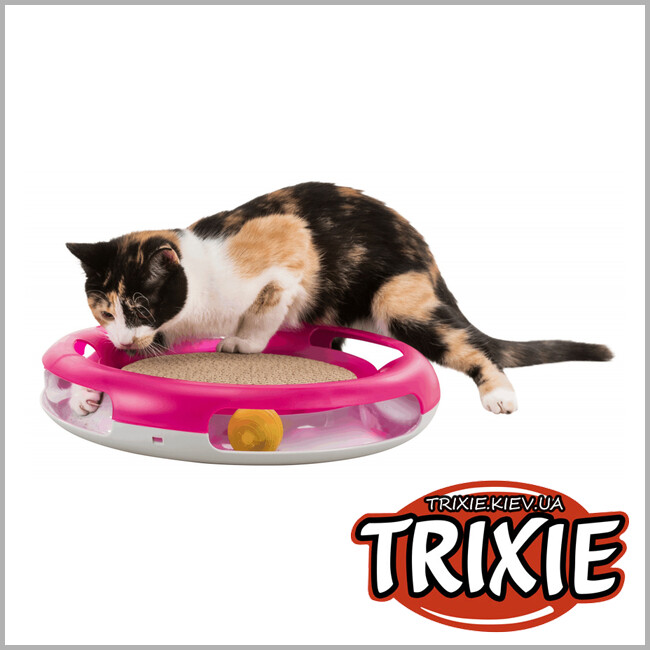 ТРИКСИ Украина - Игрушка для кота Race & Scratch - TRIXIE (37 см)