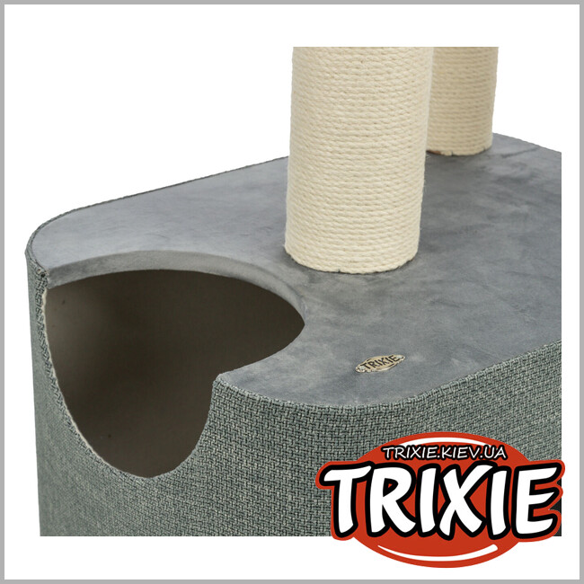 ТРИКСИ Украина - Домик-драпак Trixie 44475 "Viviana", 86см, синий/серый