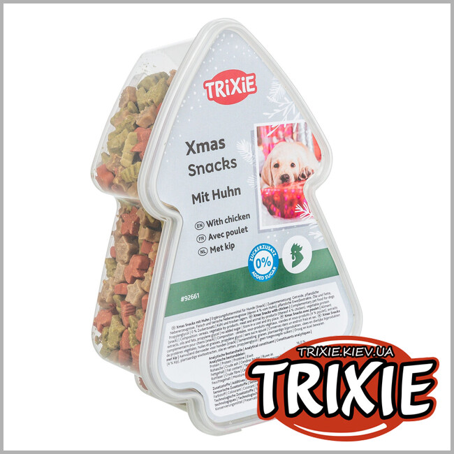ТРИКСИ Украина - Лакомство для собак Trixie 92661 Новогодние фигурки 500 г