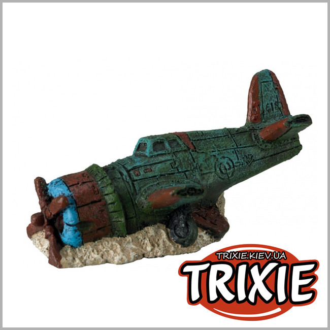 ТРИКСИ Украина - Грот для рыб TRIXIE- Затонувший самолет
