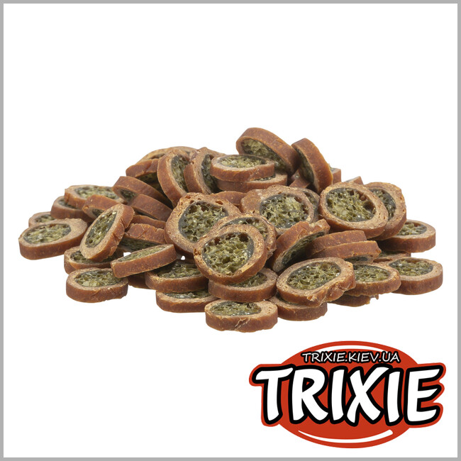 ТРИКСИ Украина - Мясистые и хрустящие лакомства Trixie 42673 с курицей и кошачьей мятой 50 г