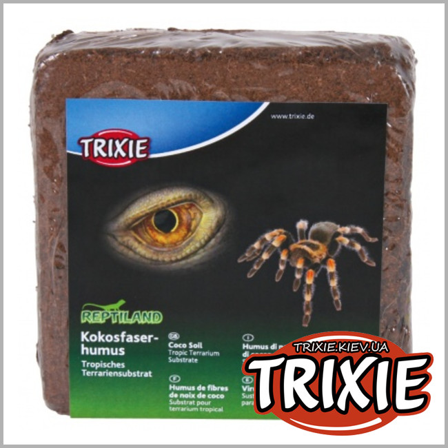 ТРИКСИ Украина - Прессованный кокосовый грунт для террариума TRIXIE (кокос 2л * 6шт)