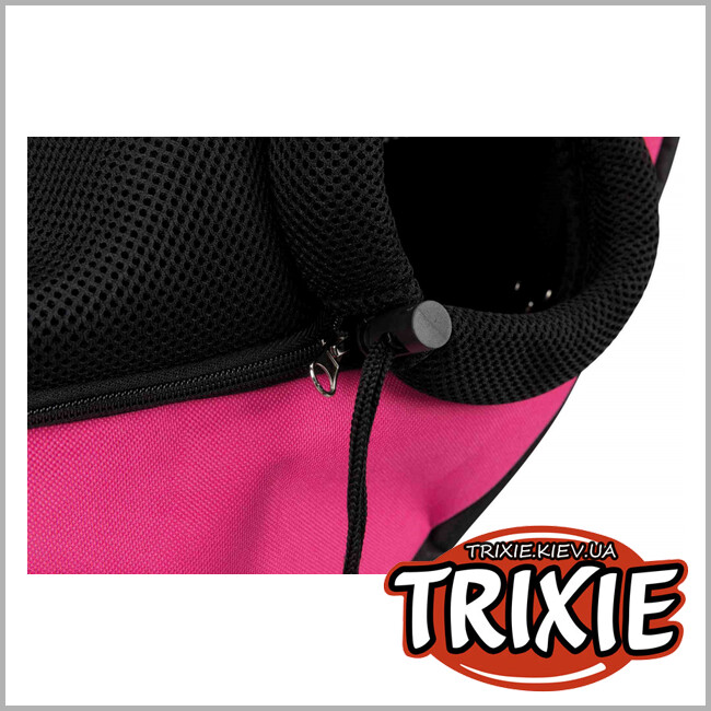 ТРИКСИ Украина - Сумка-переноска на плечо TRIXIE Sling Front Bag (полиэстер 50*25*18 cм розовый/чёрный)