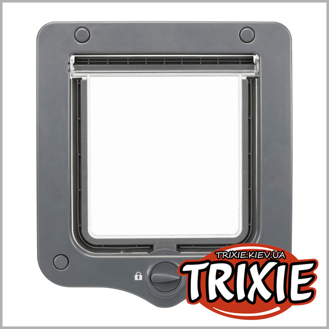 ТРИКСИ Украина - Дверца для кота TRIXIE (2 позиции, 20х22 см, серый)