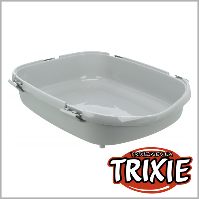 ТРИКСИ Украина - Туалет-домик для кота Primo XXL-TRIXIE (56х47х71см, серый/белый)