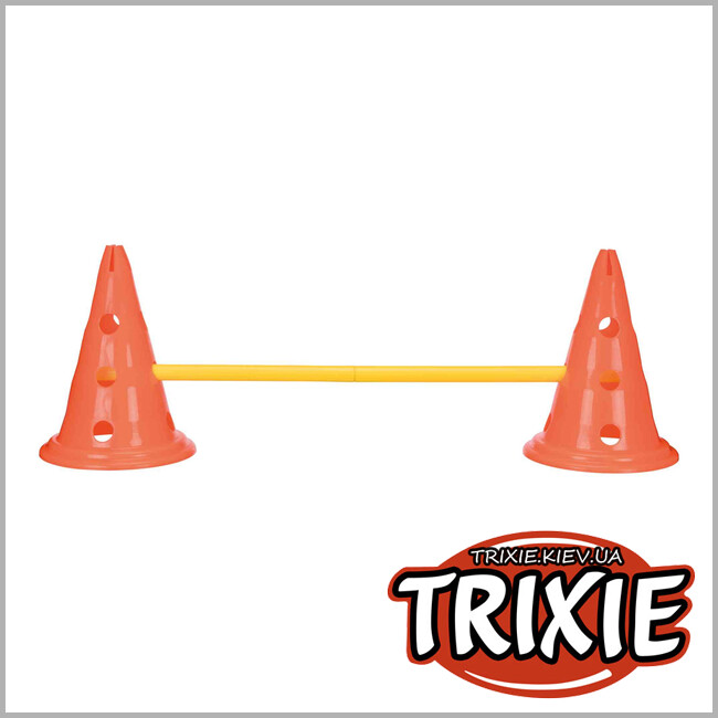 ТРИКСИ Украина - Набор препятствий Dog Activity -TRIXIE 32092 (пластик, 30 × 50см/100см, оранж/жёлтый)