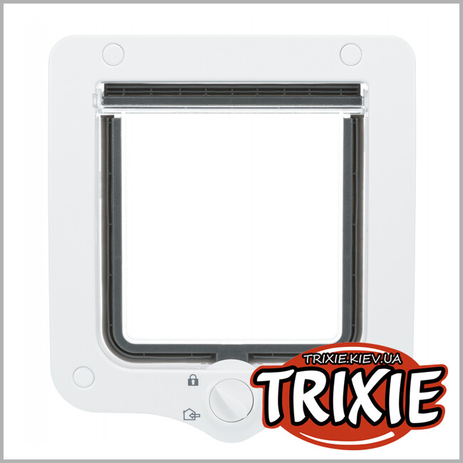 ТРИКСИ Украина - Дверца для кота TRIXIE 4 позиции (20х22 см, белый)