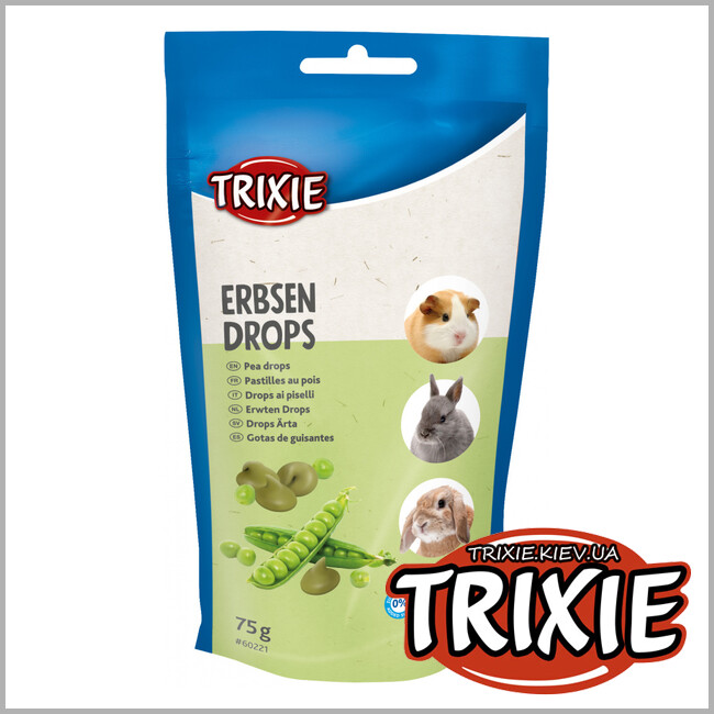 ТРИКСИ Украина - Витаминные дропсы из гороха Trixie (75g)
