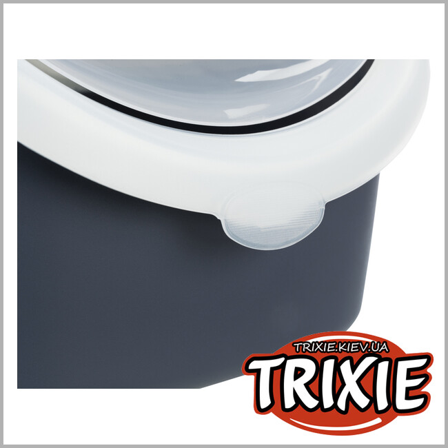 ТРИКСИ Украина - Туалет с дверцей и лопаткой Trixie Vico Open Top Litter Tray (+лопатка 40*40*56 см сине-серый/белый)