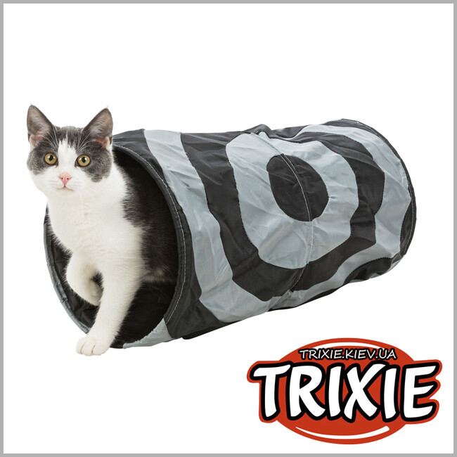 ТРИКСИ Украина - Тоннель для кошек Trixie 4301 игровой текстиль 25х50 см