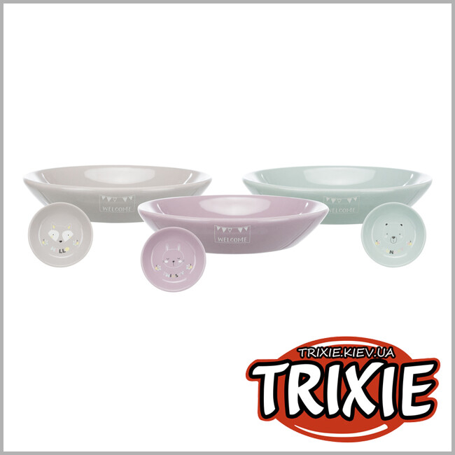 ТРИКСИ Украина - Керамическая миска Junior-TRIXIE (0.2л/14см)
