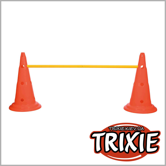 ТРИКСИ Украина - Набор препятствий Dog Activity -TRIXIE 32092 (пластик, 30 × 50см/100см, оранж/жёлтый)